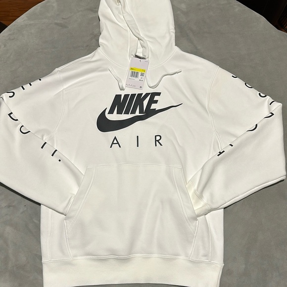 Nike Other - Brand new Men’s Nike Hoodie White/Black Size Small F38